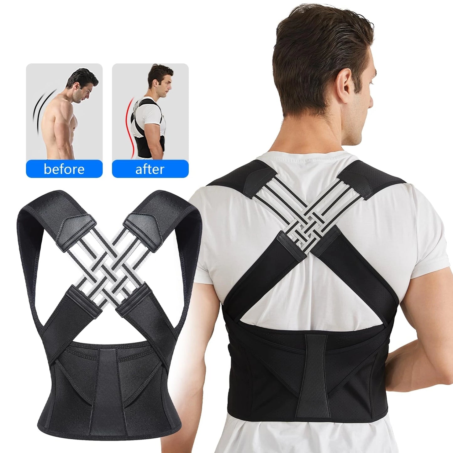 Back Brace Posture Corrector for Men and Women