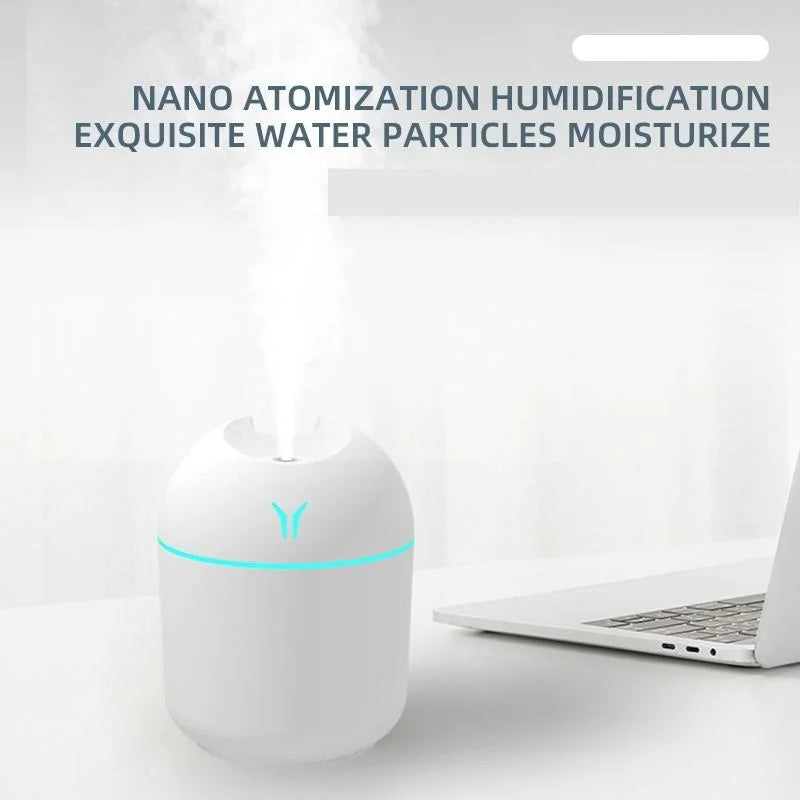 Mini LED Air Humidifier Aroma Oil Diffuser