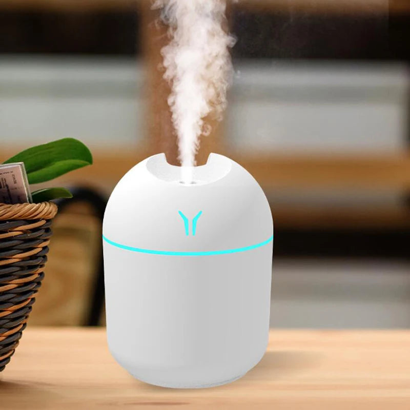 Mini LED Air Humidifier Aroma Oil Diffuser