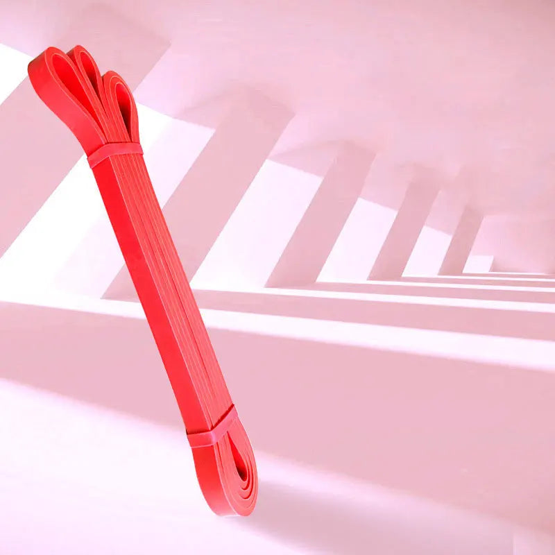 Latex resistance band for fitness workouts and pull-ups"