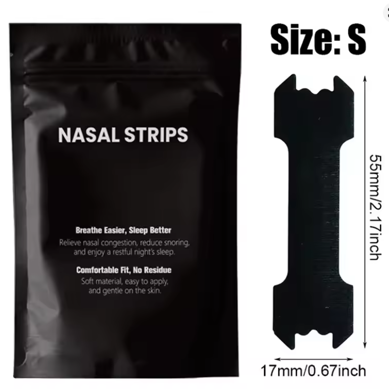 pack of black nasal strips extra strength