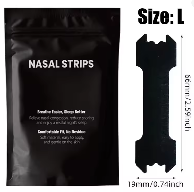 pack of black nasal strips extra strength