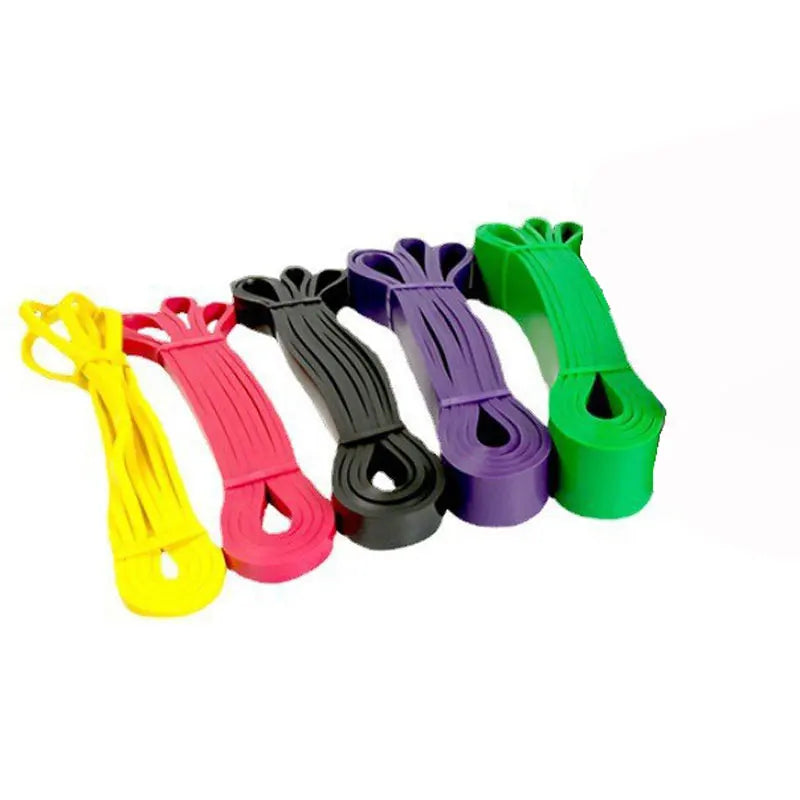 Latex resistance band for fitness workouts and pull-ups"