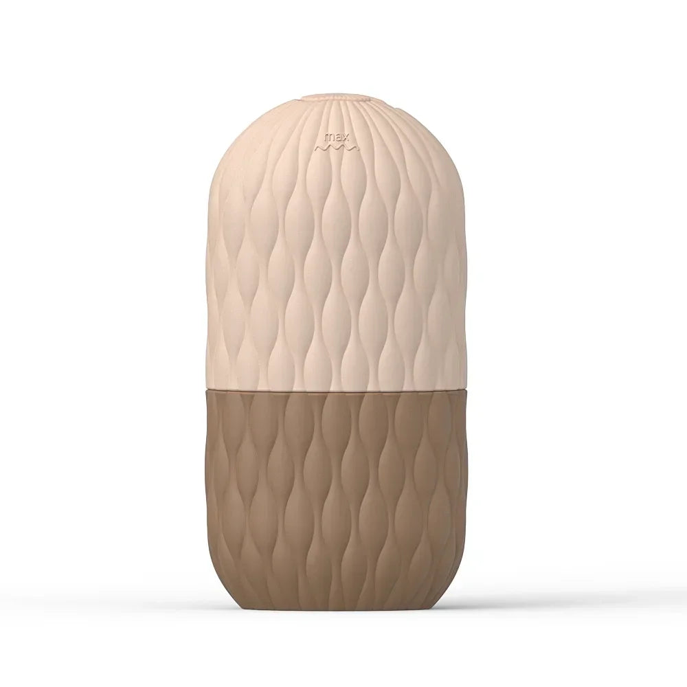 silicone ice face roller tool on marble background
