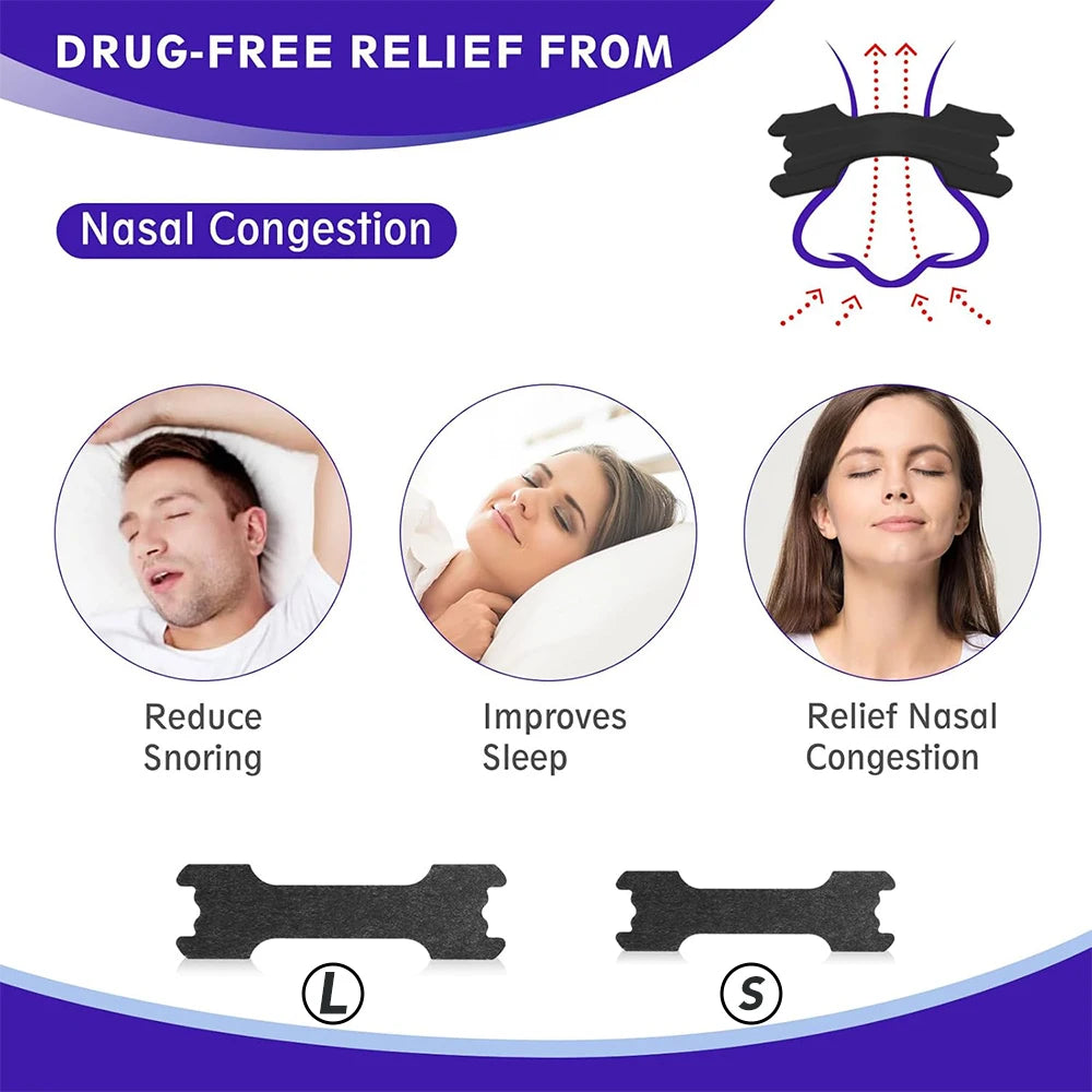 pack of black nasal strips extra strength