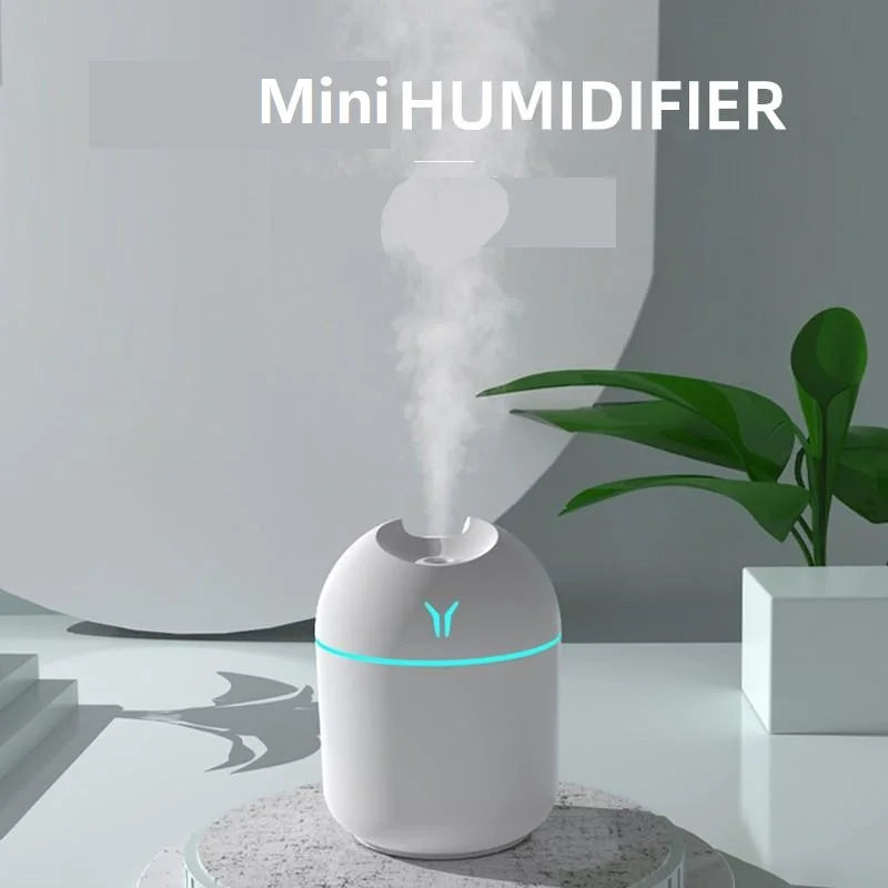 Mini LED Air Humidifier Aroma Oil Diffuser