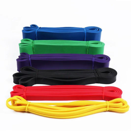 Latex resistance band for fitness workouts and pull-ups"