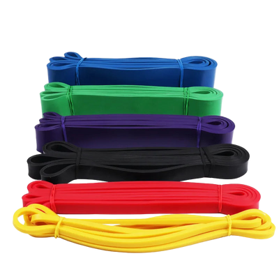 Latex resistance band for fitness workouts and pull-ups"