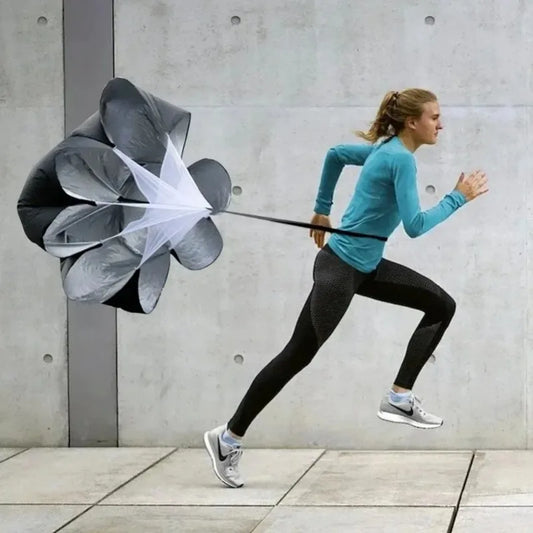 adjustable speed parachute training chute