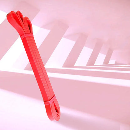 Latex resistance band for fitness workouts and pull-ups"